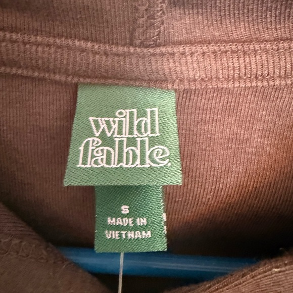 Wild Fable Chocolate Brown Hoodie - Picture 3 of 4